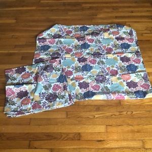 Floral Curtain Panels 40X84 in